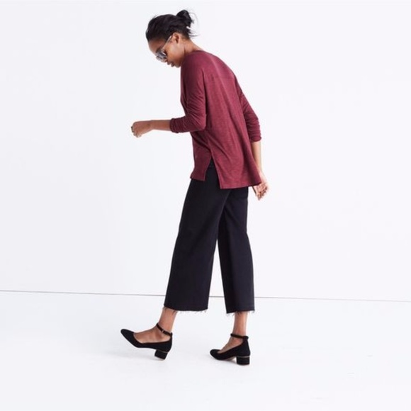 Madewell Women's Red Anthem Long-sleeve tee xs - Picture 2 of 8
